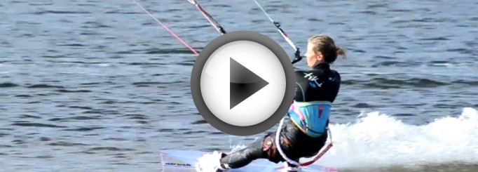 Lina in kitesurfing video from Finland – Summer 2013
