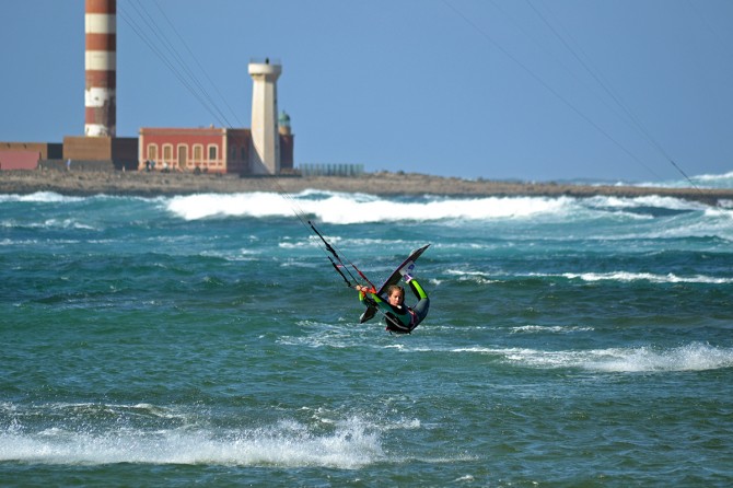 At lighthouse spot El Cotillo