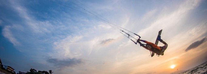 Youri Zoon, Gisela Pulido and Ruben Lenten leaving Best Kiteboarding