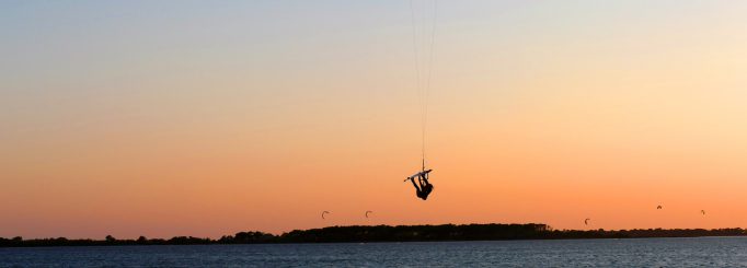 Kitesurfing in Stagnone, Sicily