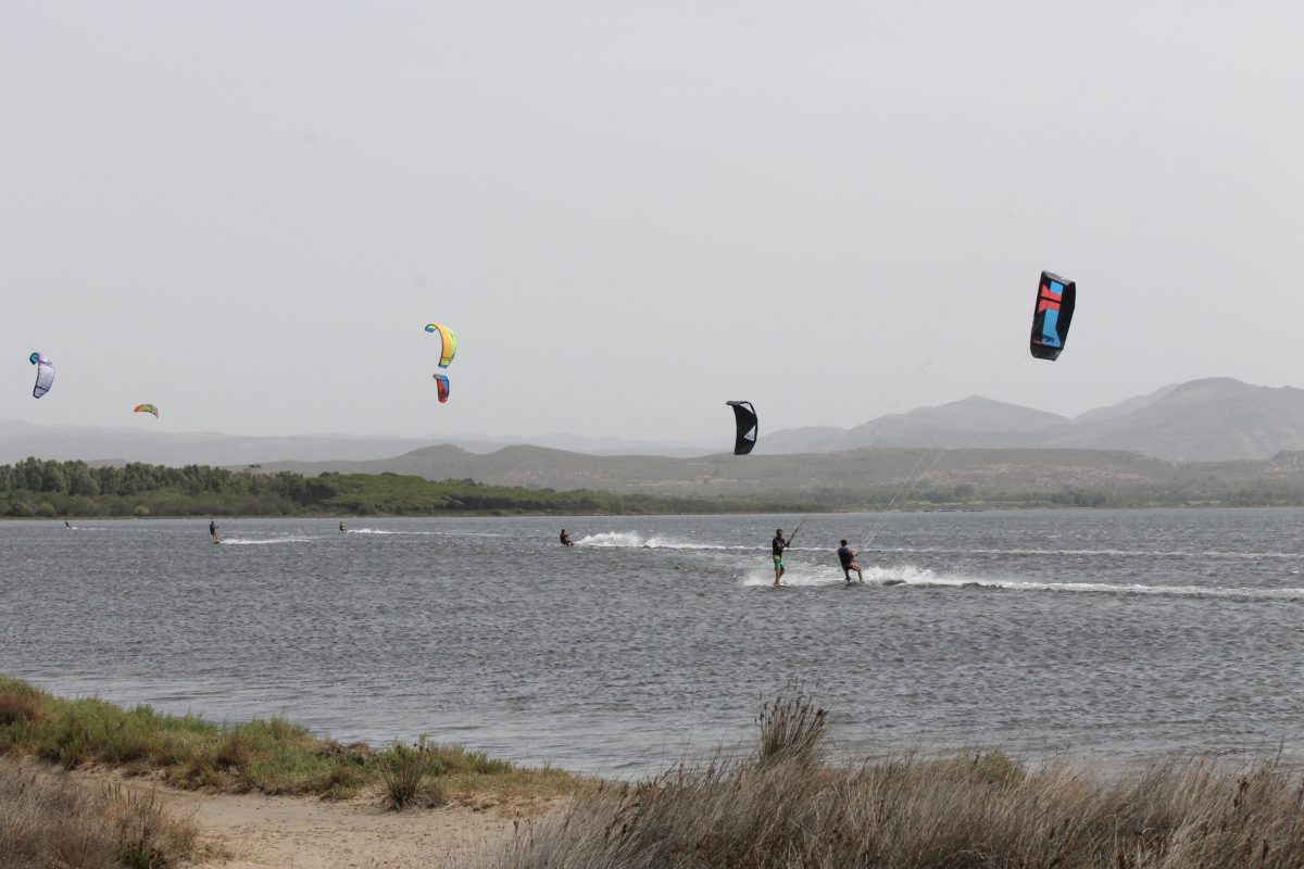 kitesurf in Punta Trettu Sardinia