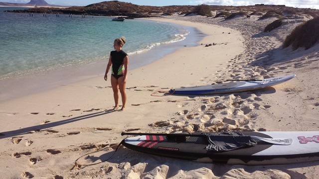 SUP trip to small island