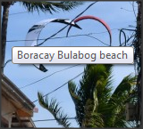 Boracay day 1 – Accomodation and storage for kitegear on the beach